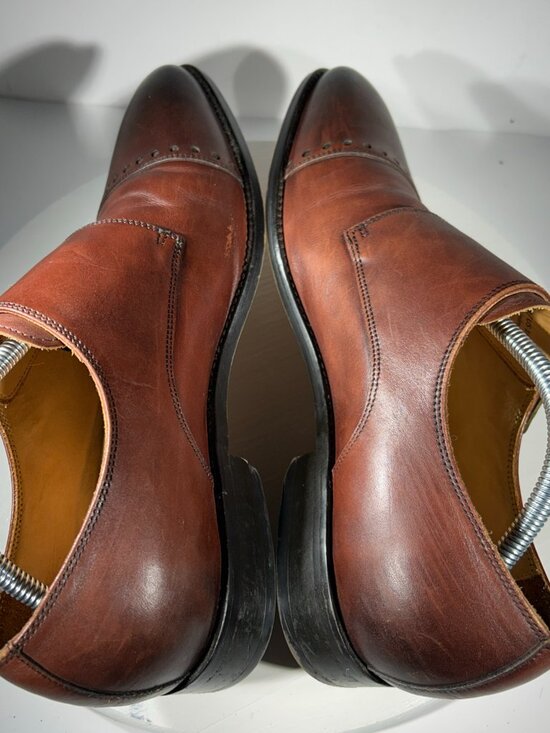 Warfield Grand Double Monk Strap Mens Leather Dress Shoes Merrick Size 10 Brown main image 8